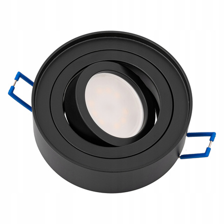 Oprawa podtynkowa GU10 95x30mm czarna