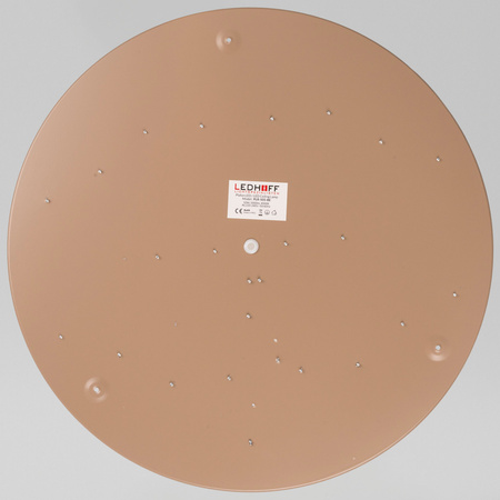 Plafon sufitowy LED beżowy 50cm - wysoka wydajność świetlna 100lm/W