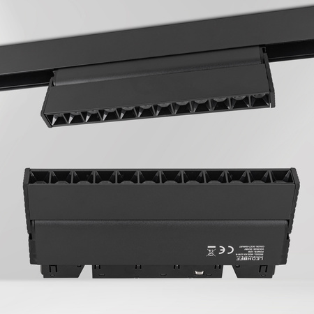 ZESTAW M20 LED 3x Ruchoma lampa punktowa 12W + 2x lampa liniowa 12W 3 BARWY ŚWIATŁA + 2x szyna magnetyczna 1m + łącznik