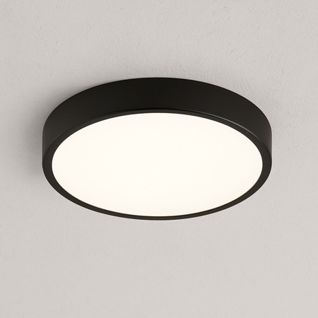 Plafon sufitowy LED czarny 30cm